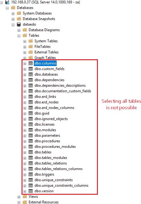 List Of All Tables In Sql Server Infoupdate Org