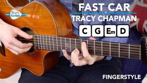 Tracy Chapman Fast Car Easy Beginner Fingerstyle Guitar Tutorial