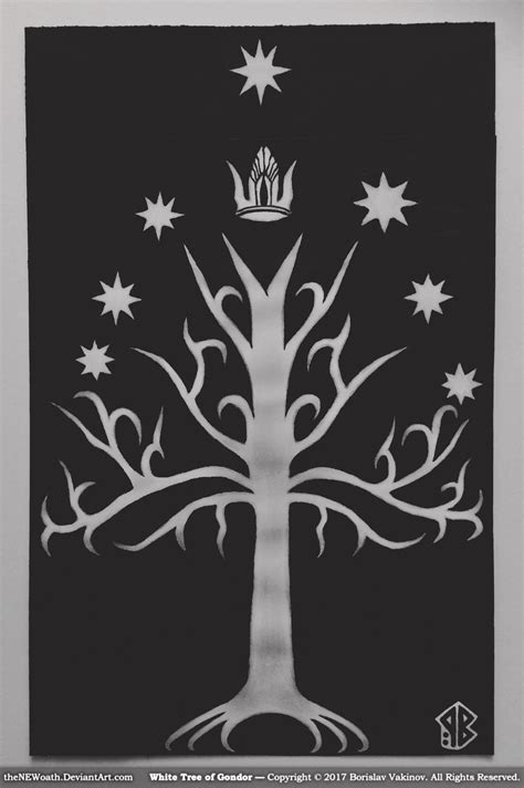 Artstation White Tree Of Gondor
