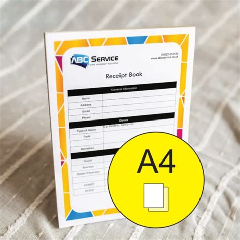 Best A4 Ncr Duplicate Pads Printing Service In The Uk