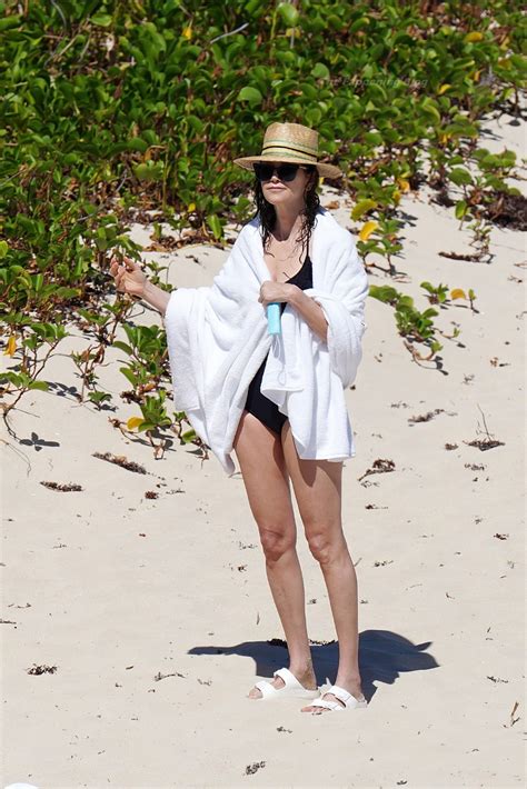 Paul Mccartney And Nancy Shevell Enjoy The Beach During Their Holiday In St Barts