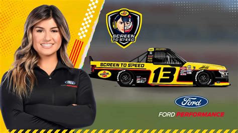 Hailie Deegan Rides The Screen To Speed Truck In Las Vegas On Friday