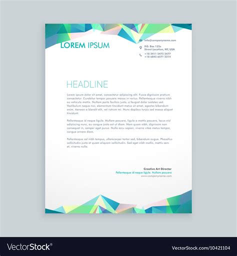Find & download the most popular headed paper vectors on freepik free for commercial use high quality images made for creative projects. Creative abstract shapes letterhead design Vector Image