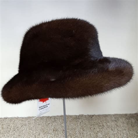 Mahogany Mink Fur Cowboy Hat Aj Ugent Furs
