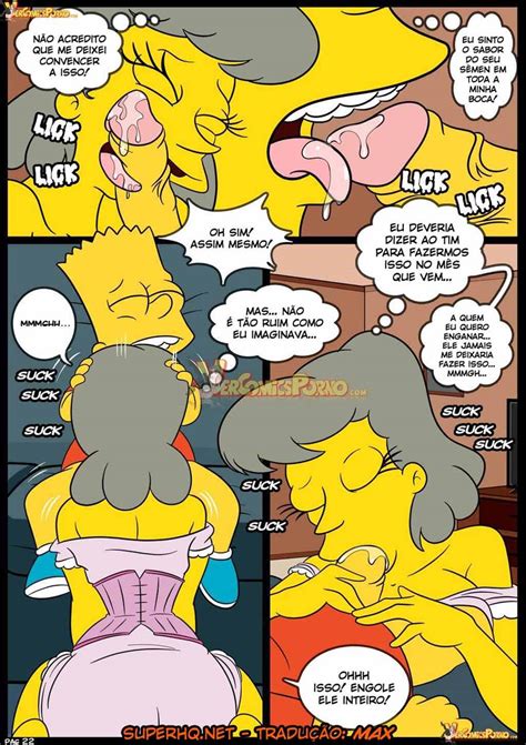 Velhos Costumes 8 Simpsons Porno Quadrinhos Eroticos