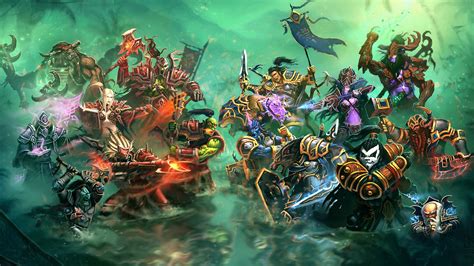Papeis De Parede 1920x1080 World Of Warcraft Batalha Monstros Guerreiro Horde Vs Alliance Jogos