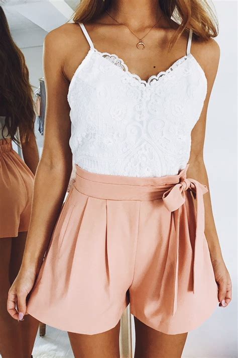 Love The Lace Detail On This Playsuit Cute Summer Outfits For Teens