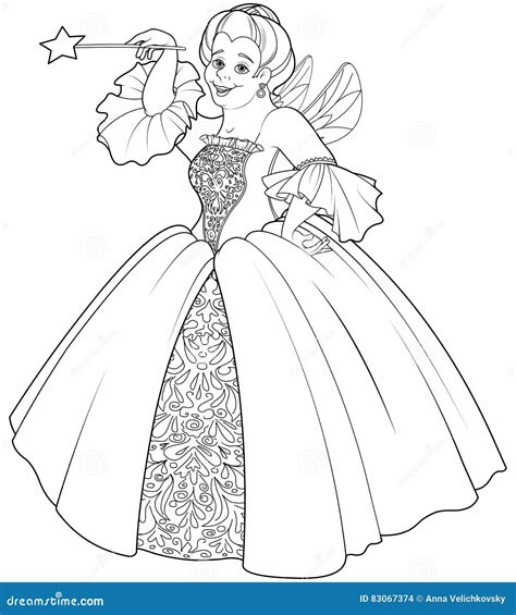 Fairy Godmother Making a Wish Stock Vector - Illustration of prepare