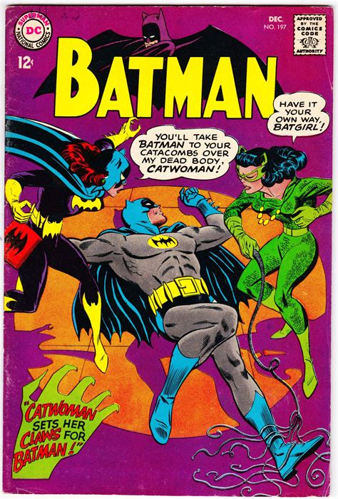 Batman 197 1st Series 1940 December 1967 Dc Comics Grade Fine