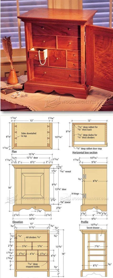 Jewelry Box Plans Woodworking Plans And Projects