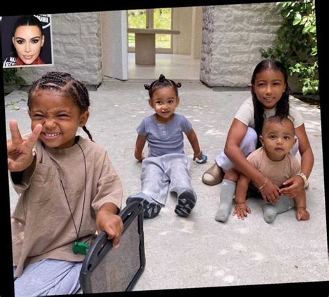 Kim Kardashian Shares Sweet Photo Of Her 4 Children All Posed Together