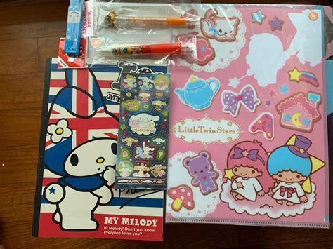 Sanrio Stationery Set 6 Pieces Hobbies And Toys Stationery And Craft