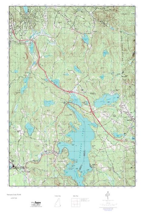 Mytopo Sunapee Lake North New Hampshire Usgs Quad Topo Map