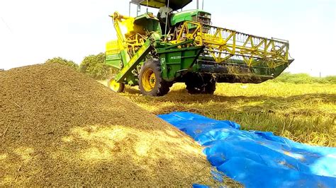 Amazing Rice Harvesting Machine In India Youtube