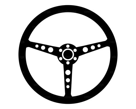 Steering Wheel Icon Svg Png  Eps Pdf Download Now Etsy