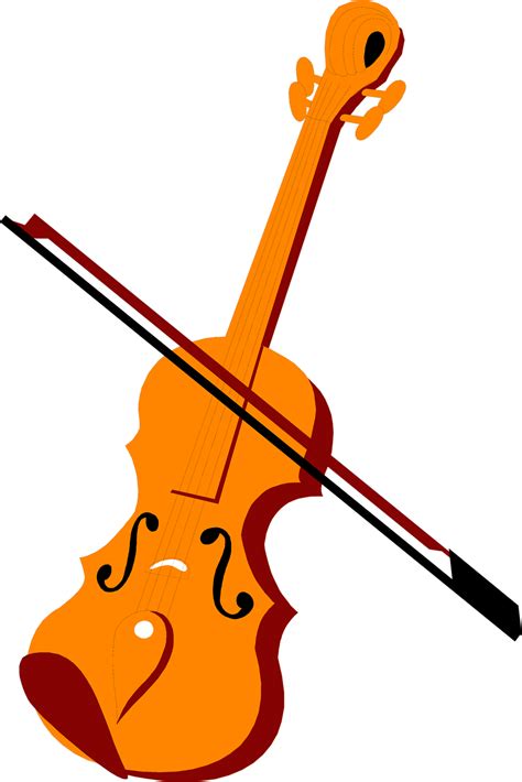 Violin And Bow Clipart With No Background