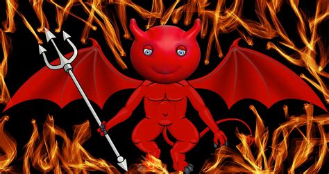 Devil With Fire Free Stock Photo Public Domain Pictures