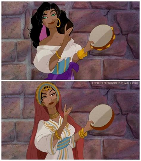 Si les princesses Disney étaient d une autre nationalité fénoweb Disney fan art Animação da