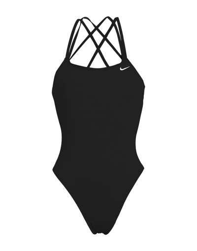 Nike One Piece Swimsuits In Black Modesens