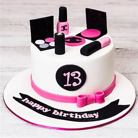 Published june 30, 2019 by alex. 13th birthday cake chanel makeup | Roys Cakes