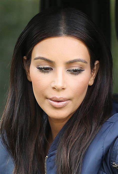 Photo Kim Kardashians Heavy Makeup — Did She Go Too Far With Her