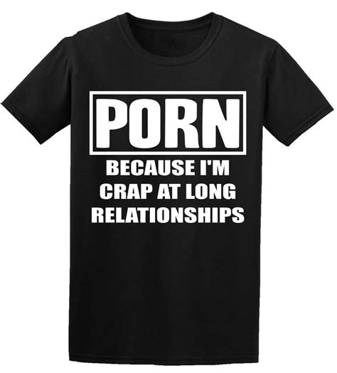 Funny T Shirt Porn Because Im Crap At Long Etsy