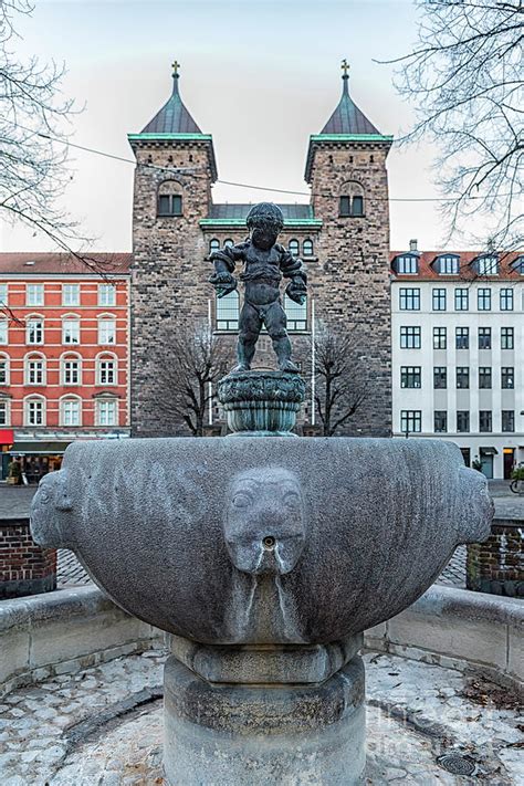 Copenhagen Eliaskirken Fountain Photograph By Antony Mcaulay Pixels