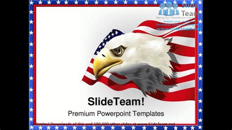 Us Patriotic Theme Americana Powerpoint Templates Themes And With
