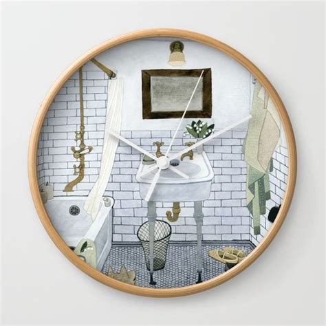 Bathroom Interior Home Cozy Bathroom Wall Clocks Wall Clock