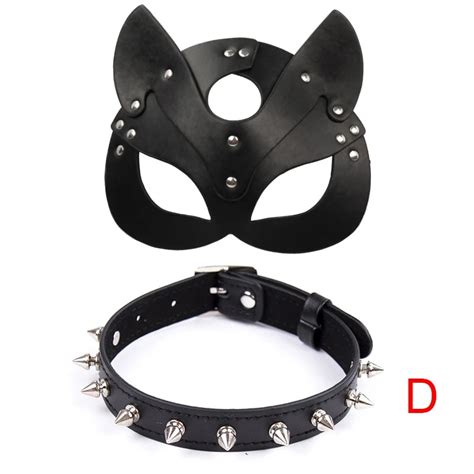 Cat Leather Mask Sex Womens Mask Sex Cat Sex Mask Face Women Cat