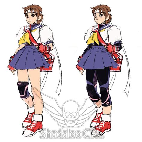 開発初期段階のさくら案 初期＆ボツ 活動報告書 Capcom：シャドルー格闘家研究所 Sakura Street Fighter