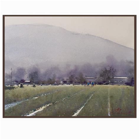 Daniel Marshall Watercolor Landscape Landscape Art Master Watercolor