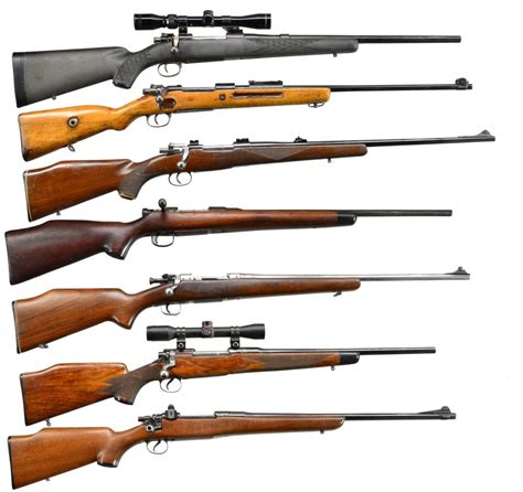 Sold At Auction 7 Sporterized Military Bolt Action Rifles