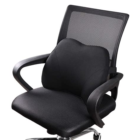Positioning an office chair and lumbar support. Lower Back Lumbar Support Cushion Memory Foam Car Pillow ...