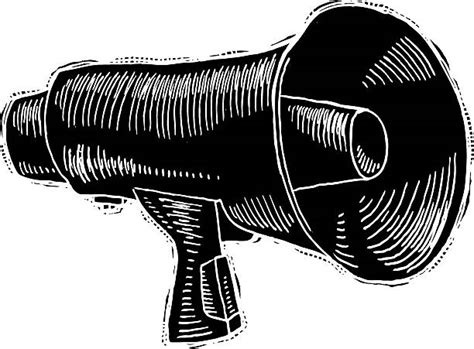 Old Megaphone Sound Drawings Stock Photos Pictures And Royalty Free