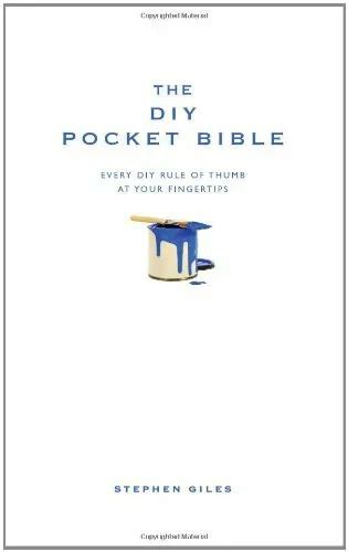 The Diy Pocket Bible Every Diy Rule Of Thumb At Your Fingertips