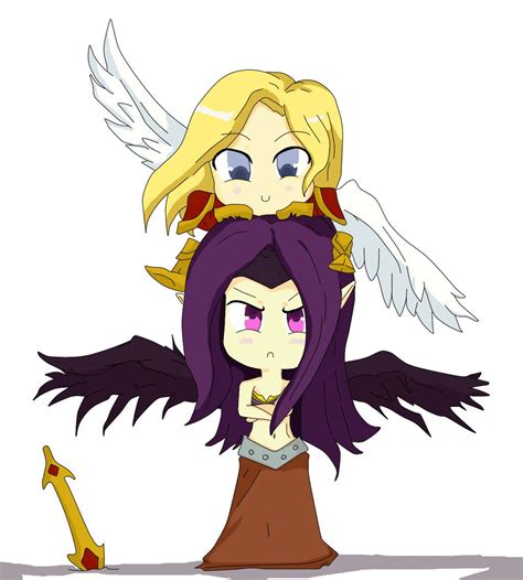 Kayle And Morgana Cute Sister Lol League Of Legends Nerdy Zelda
