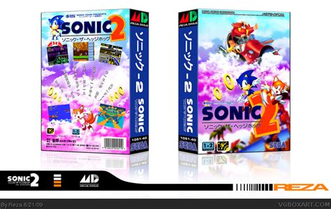 Sonic the Hedgehog 2 Genesis Box Art Cover by Reza