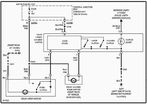 Diagram 1999 Ford Taurus Wiring Schematic Diagram Full Version Hd