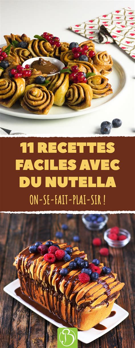 Recettes De Desserts Au Nutella Qui Vont Vous Mettre L Eau La Bouche