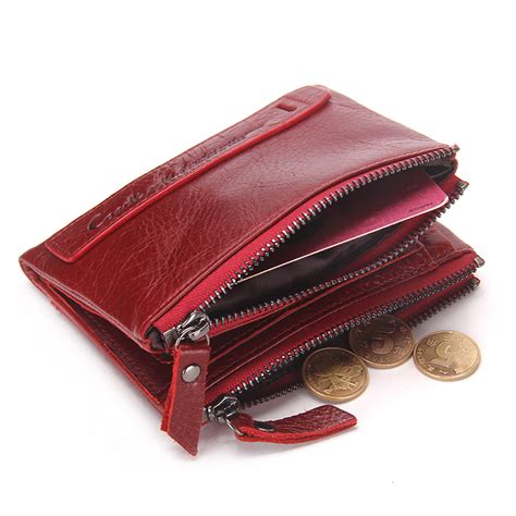 Check spelling or type a new query. 2018 Fashion Genuine Leather Women Wallet Bi-fold Wallets ID Card Holder Coin Purse With Double ...