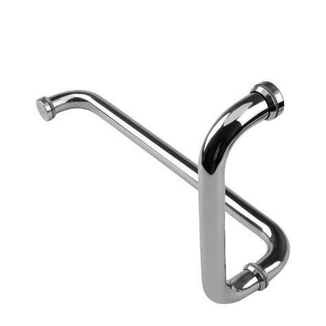 Outfit 10 doors in your home with these ergonomic and durable stainless steel door handles, available in multiple styles of levers and knobs. Stainless Steel Handles Glass Door Bathroom Silver Chrome