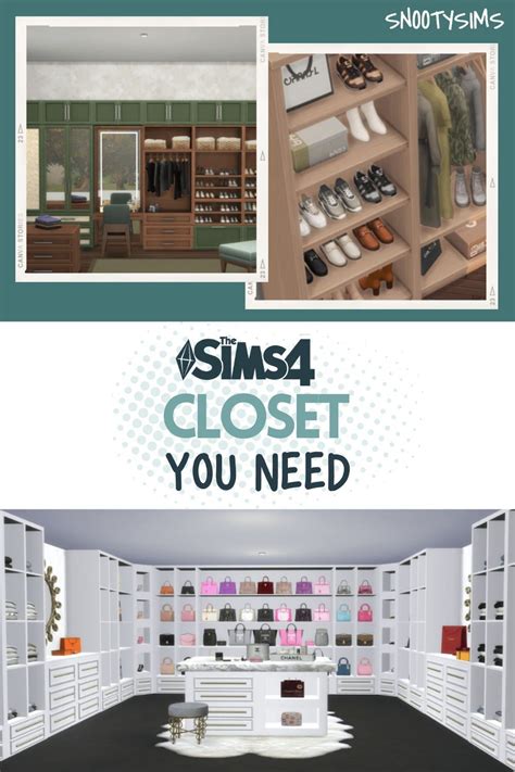 Sims 4 Closet Custom Content You Will Truly Love Custom Closets Sims