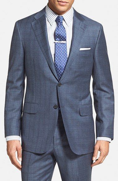 Hickey Freeman Beacon Classic Fit Plaid Suit Nordstrom Plaid Suit