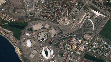 Skysat Satellite Image Of The Sochi Autodrom Backiee