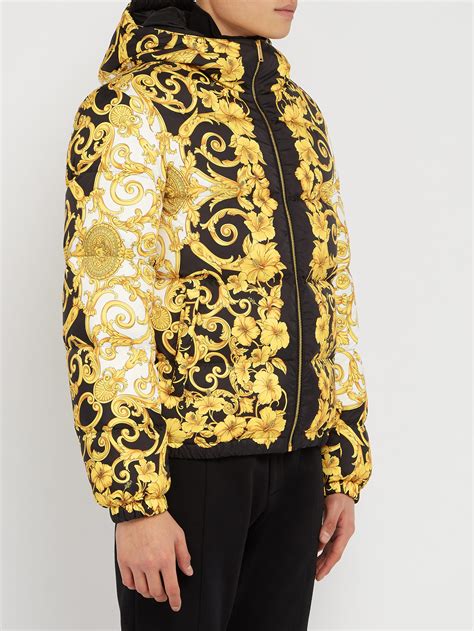 Versace Baroque Print Hooded Jacket For Men Lyst