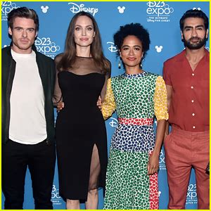 With angelina jolie, salma hayek, gemma chan, richard madden. Angelina Jolie & 'Eternals' Cast Reveal Their Character ...