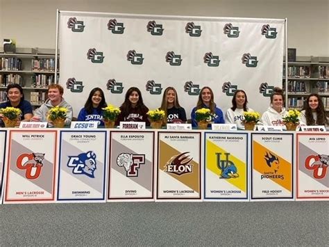 9 Guilford High School Student Athletes Sign Letters Of Intent