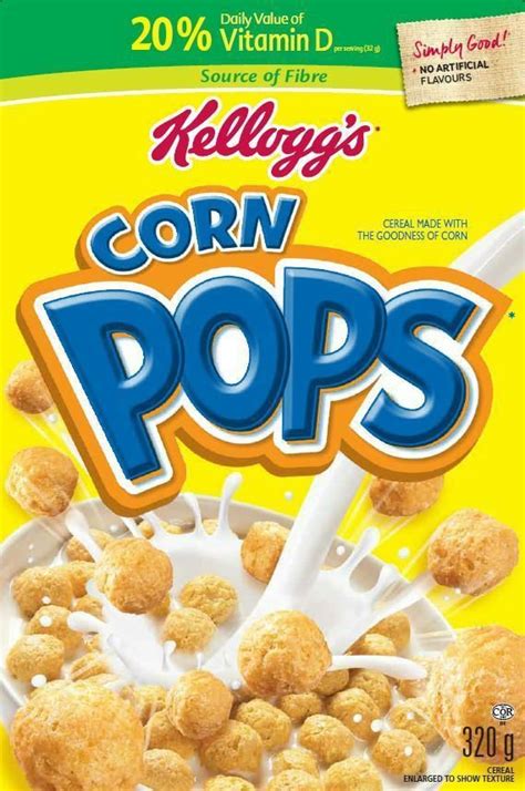 Kelloggs Corn Pops Cereal 4 Boxes 320g Each Canadian