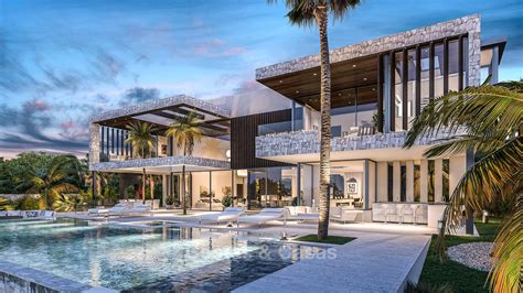 Luxury Modern Villa for sale Marbella Benahavis Panoramic Golf Sea